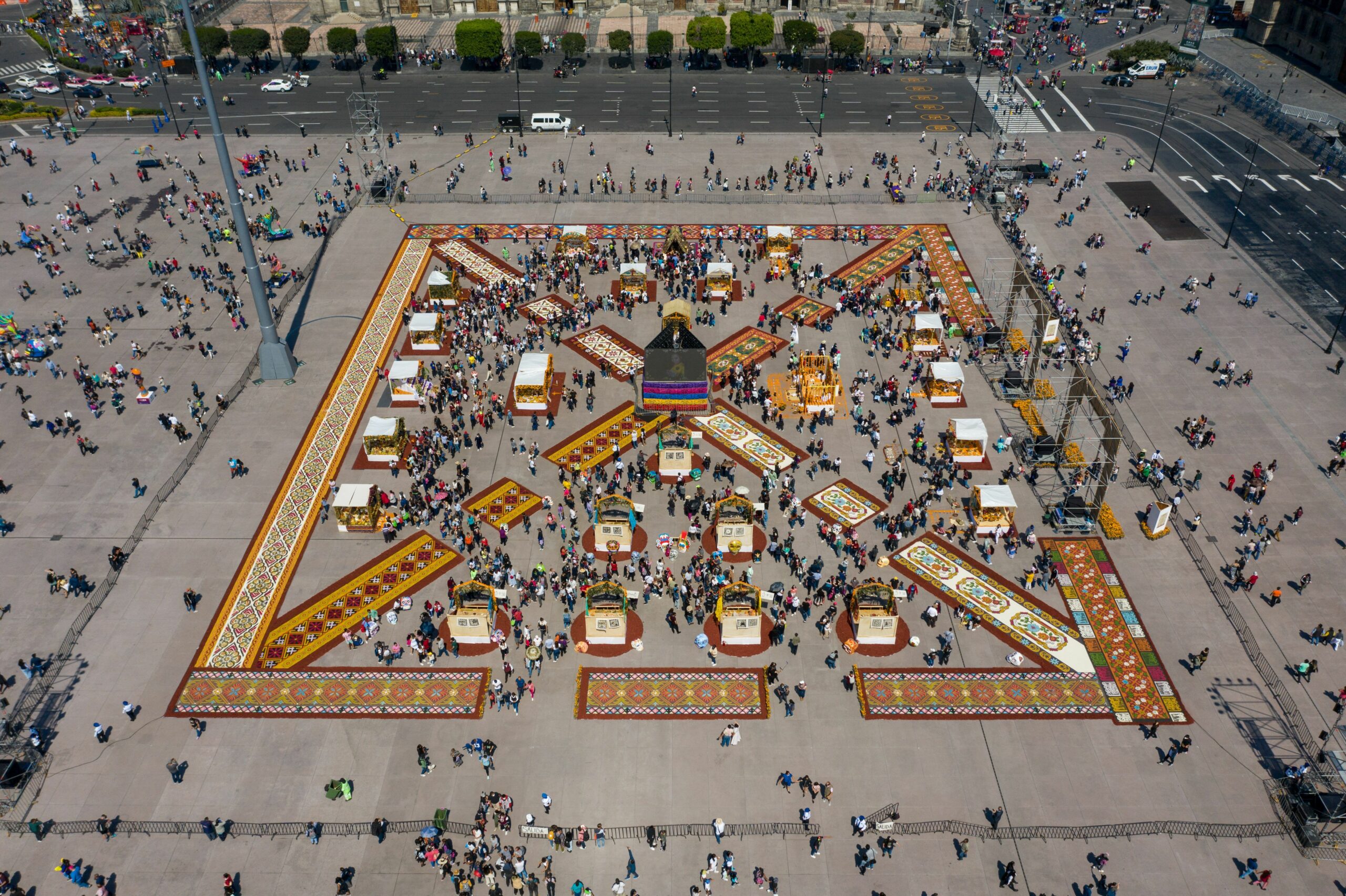 Ofrenda Monumental de Día de Muertos en el Zócalo